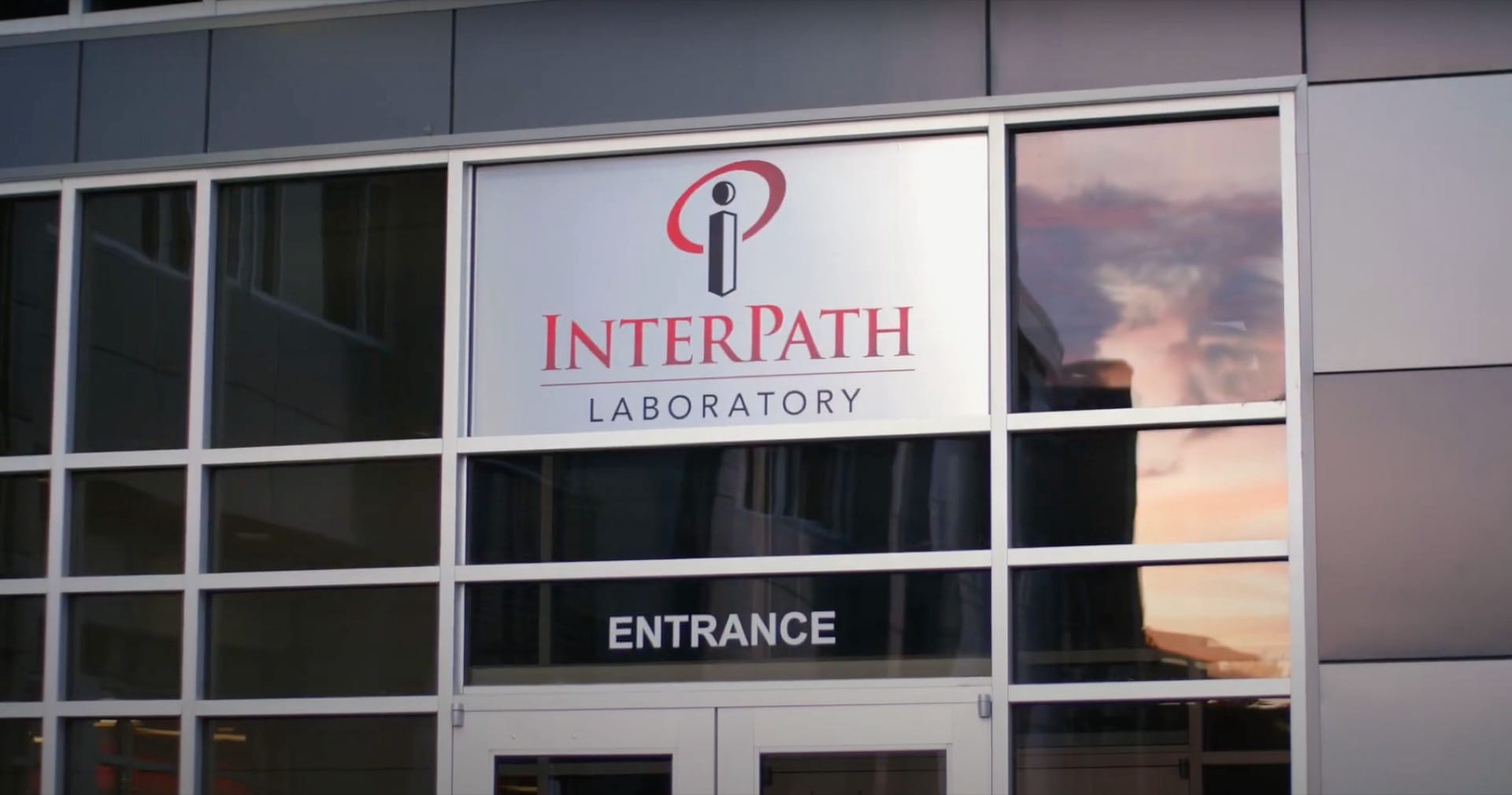 Interpath Headquarters Entrance with Interpath Logo above the door